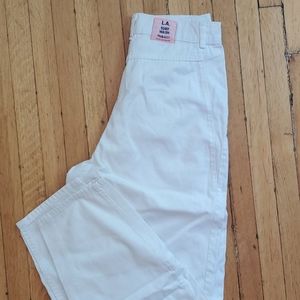 Vintage High Waisted Pangalli White Summer Jeans